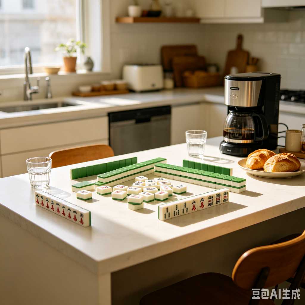 handmade mahjong tiles set