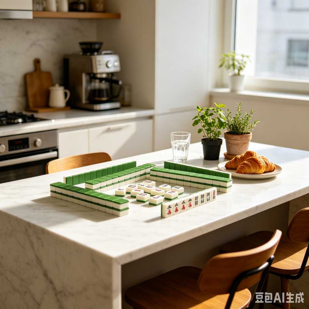space saving mahjong game set