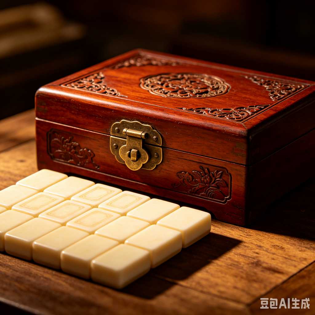hand painted mahjong tiles
